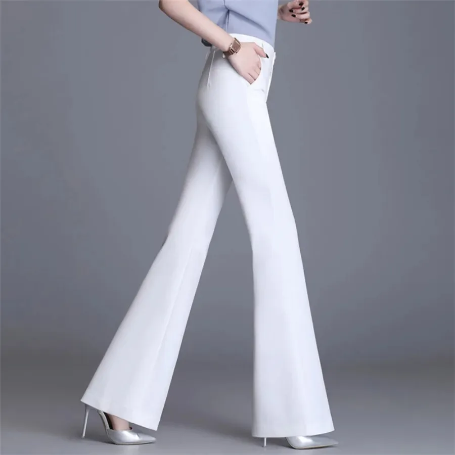 Women’s Elegant Slim Fit High Waist Flared Pants