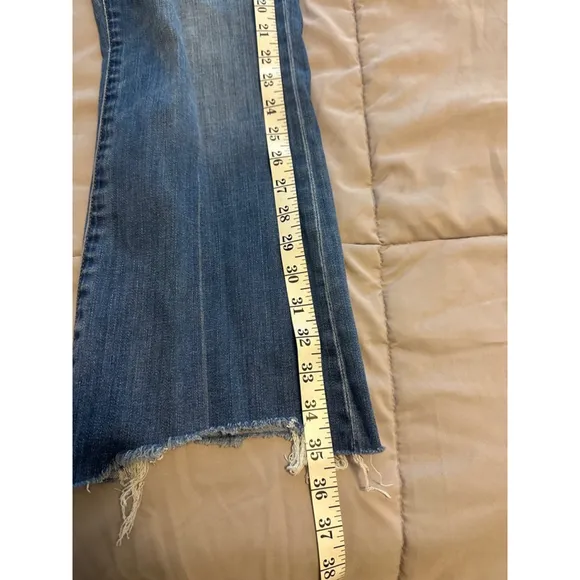 Women's Madewell Cali Demi-Boot Jeans Size 30 Blue Denim