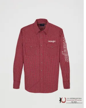 Wrangler Classic Fit Red Plaid - 9468