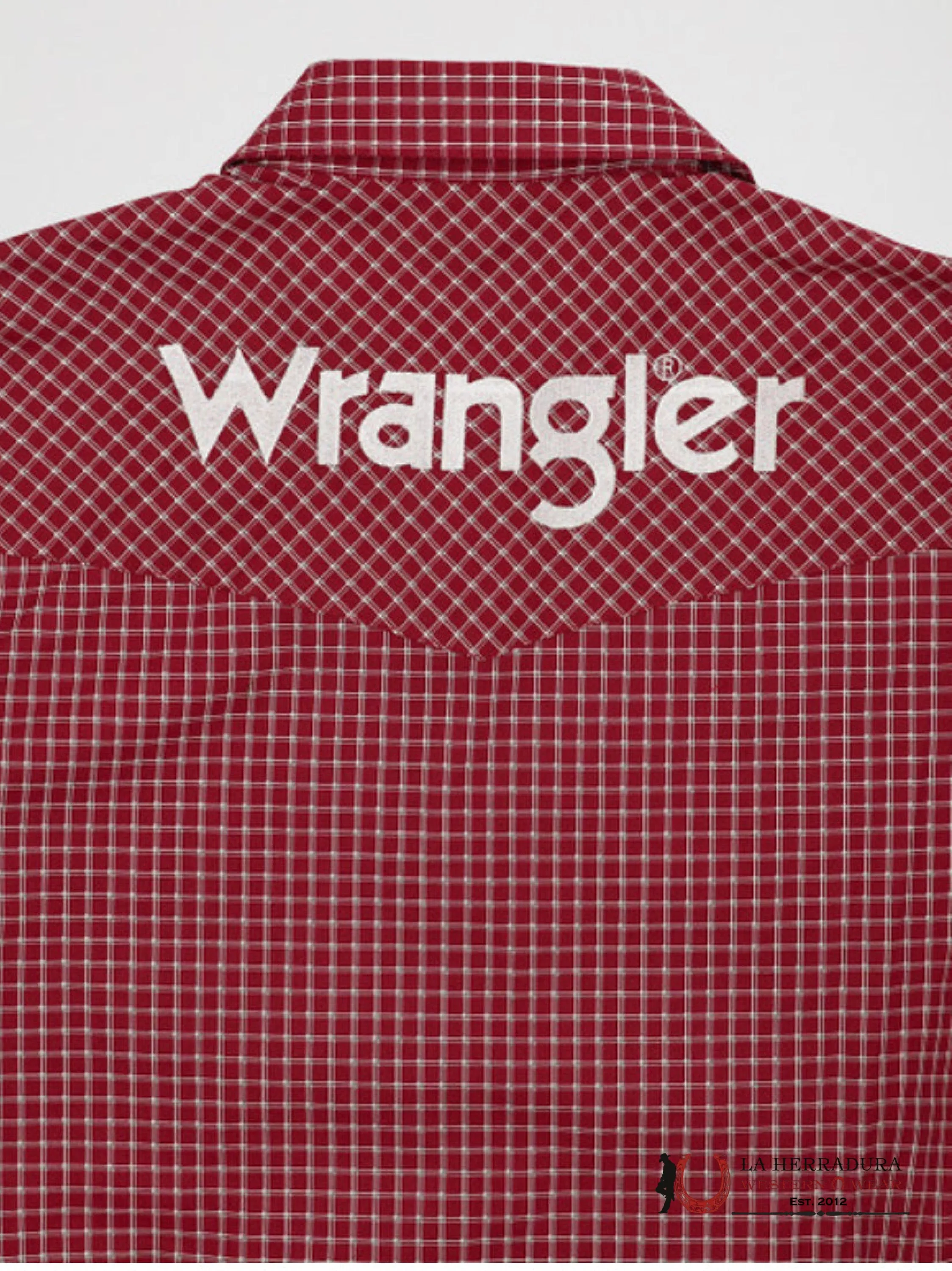 Wrangler Classic Fit Red Plaid - 9468