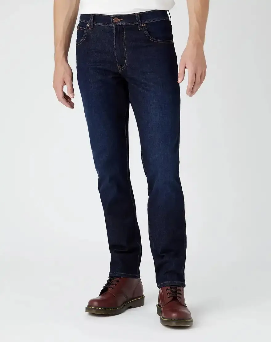 Wrangler Men's Jeans Texas Slim 822 Authentic Slim Blue Lucky Star