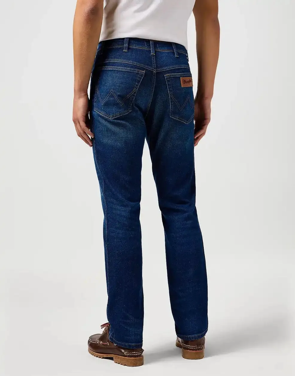 Wrangler Mens Texas Authentic Slim 822 Jeans Blue Abyss
