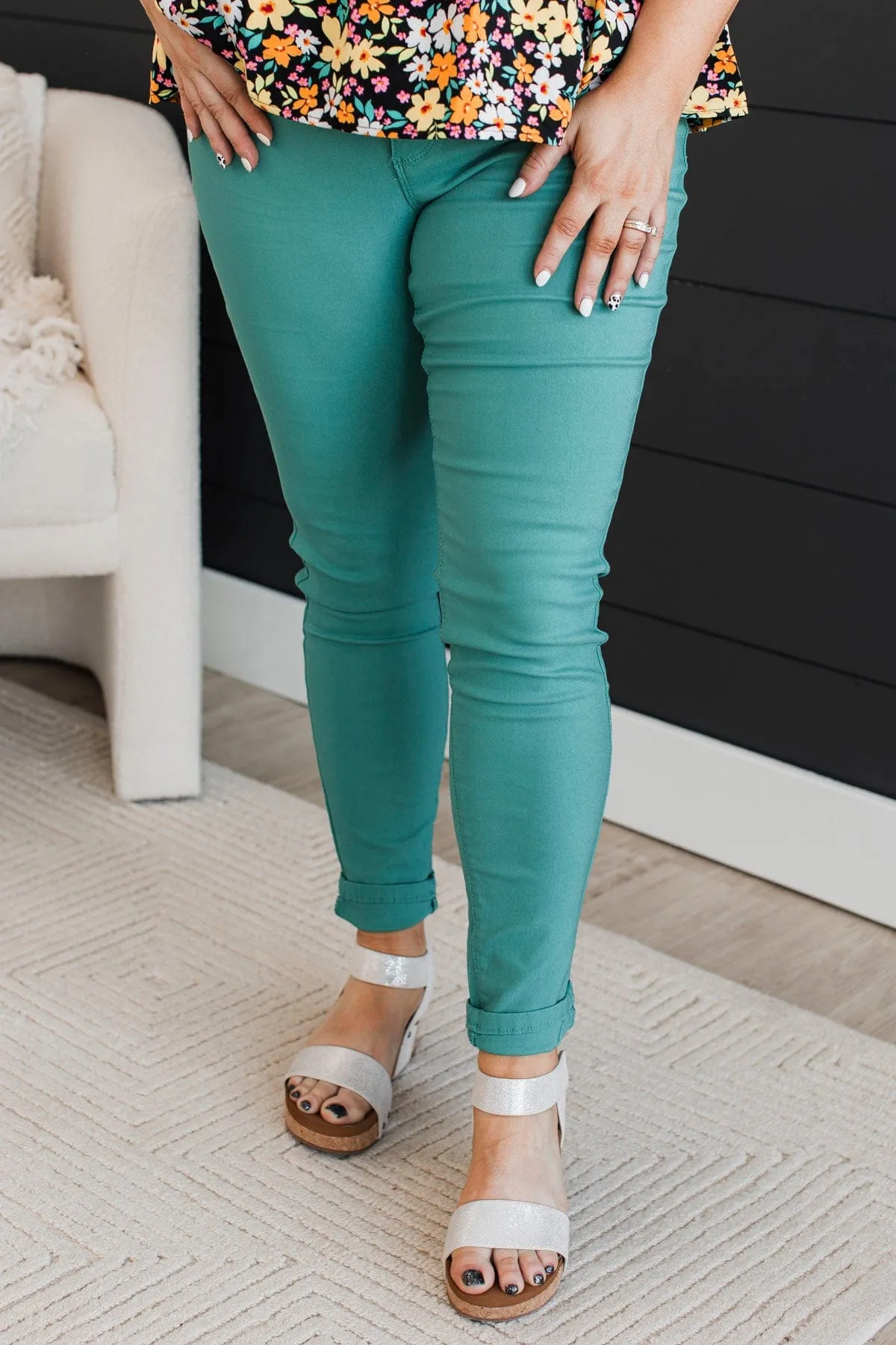 YMI Mid-Rise Jeggings- Shannon Wash