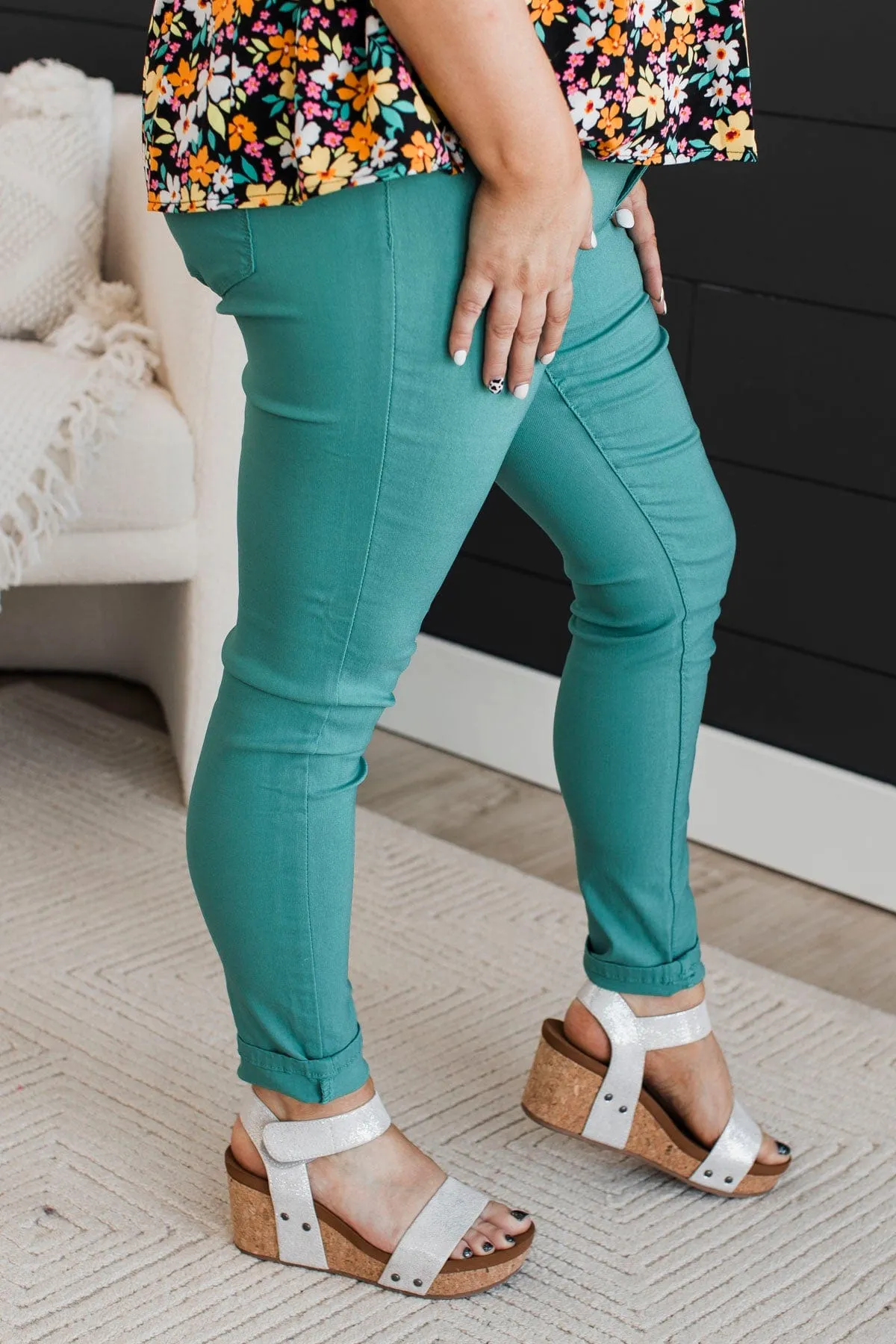 YMI Mid-Rise Jeggings- Shannon Wash