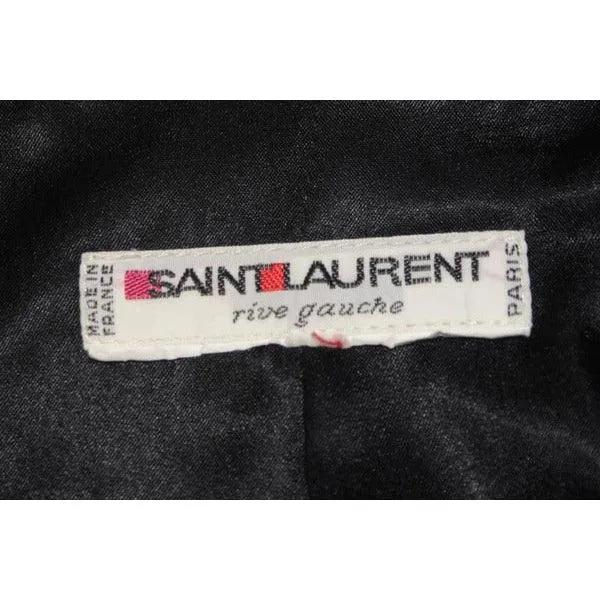 YVES SAINT LAURENT Rive Gauche Burgundy Jacket | Size S/M