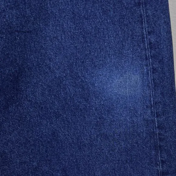 Zara The Vintage High Waisted Extra Wide Leg Jeans 6 Dark Wash Flare
