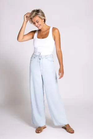 Zhrill | RENZE - Wide Leg Jeans | 124 blue