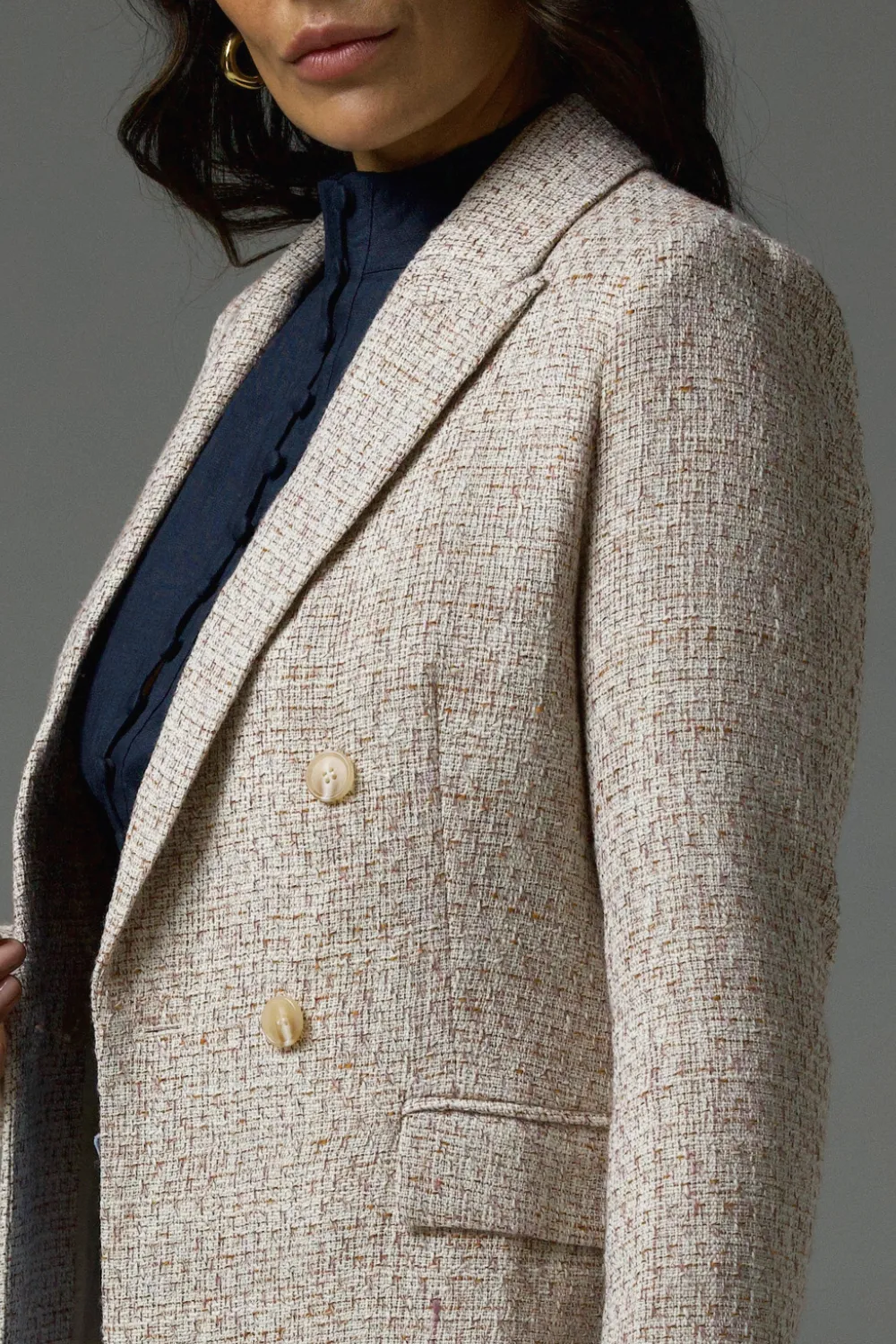 Zoe Kratzmann Conquer Jacket - Biscuit Boucle