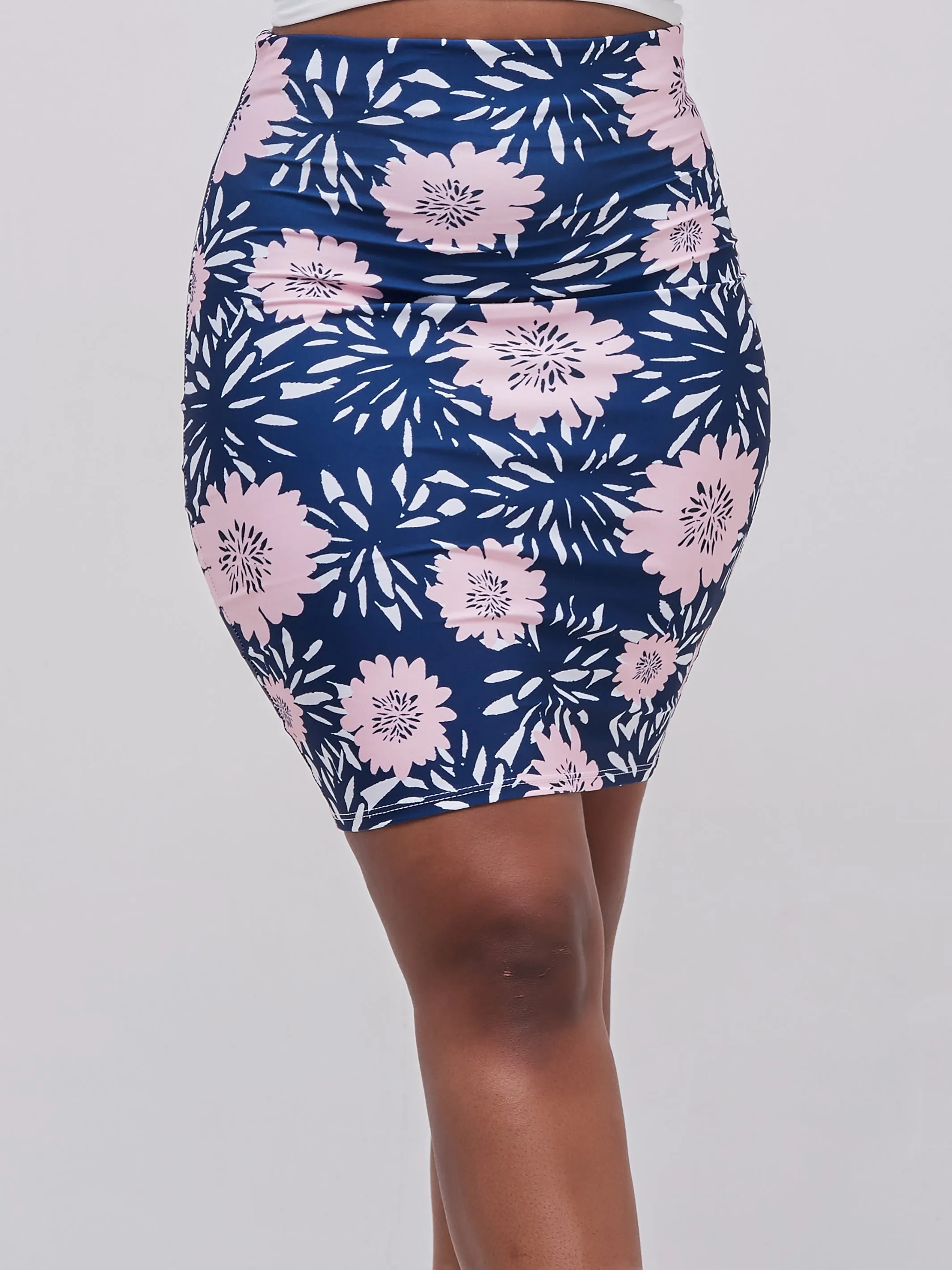 Zoya Essentials Mini Skirt - Pink Daffodils
